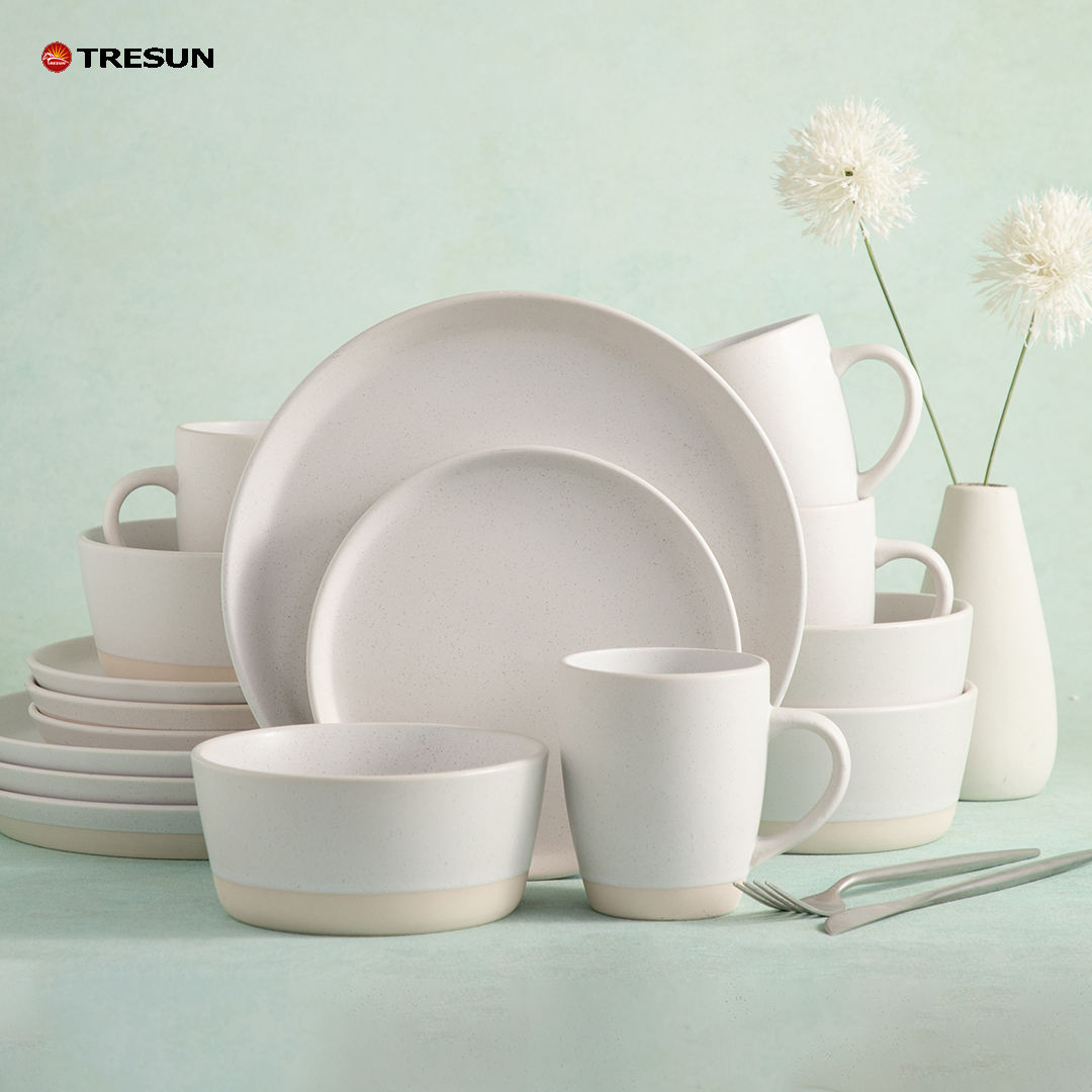 Tresun® 16-Piece Stoneware Dinnerware Set,Service for 6