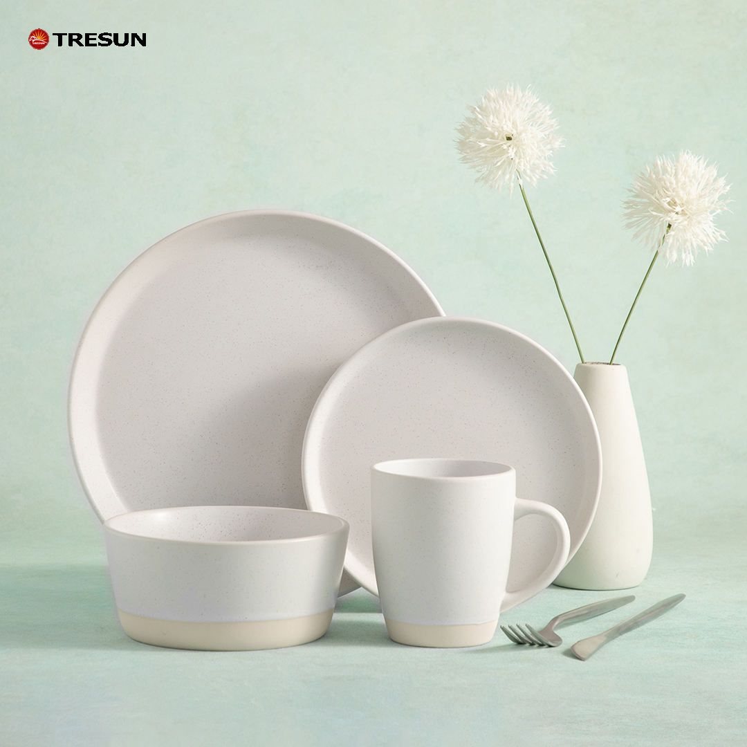 Tresun® 16-Piece Stoneware Dinnerware Set,Service for 6