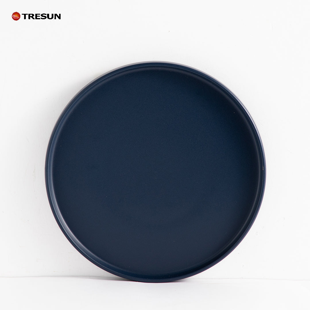 Tresun® 16-Piece Matte Blue Stoneware Dinnerware Set | Service for 4