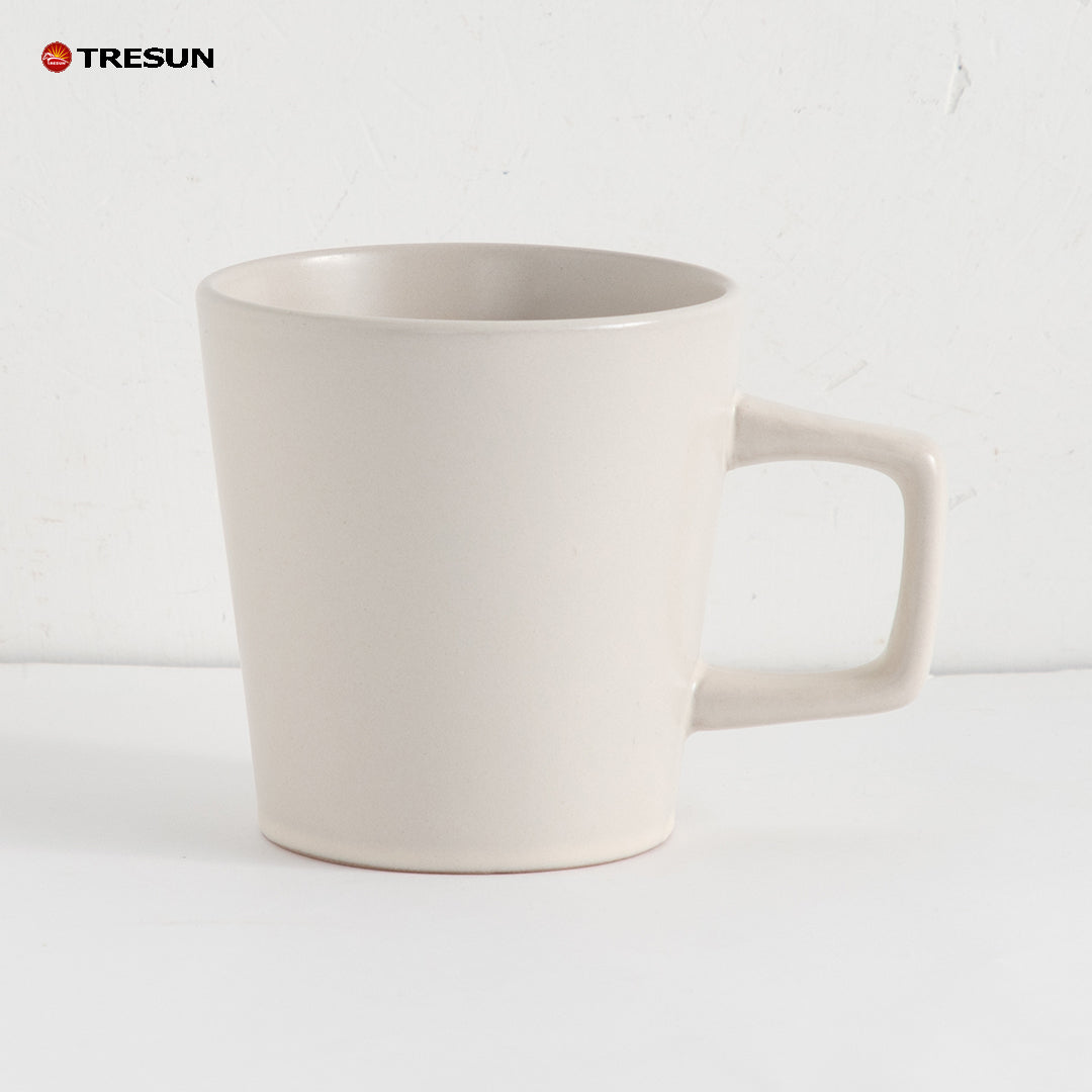 Tresun®16 Pcs Matte beige Serving Stoneware Dinnerware Set | Service for 4