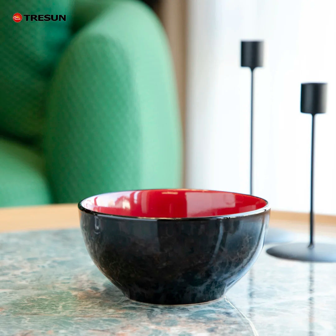 Ready-to-Ship TRESUN Luxury Eco-Friendly Sustainable Bone China Dinnerware Sets High-End Restaurant Tableware Dishwasher Safe