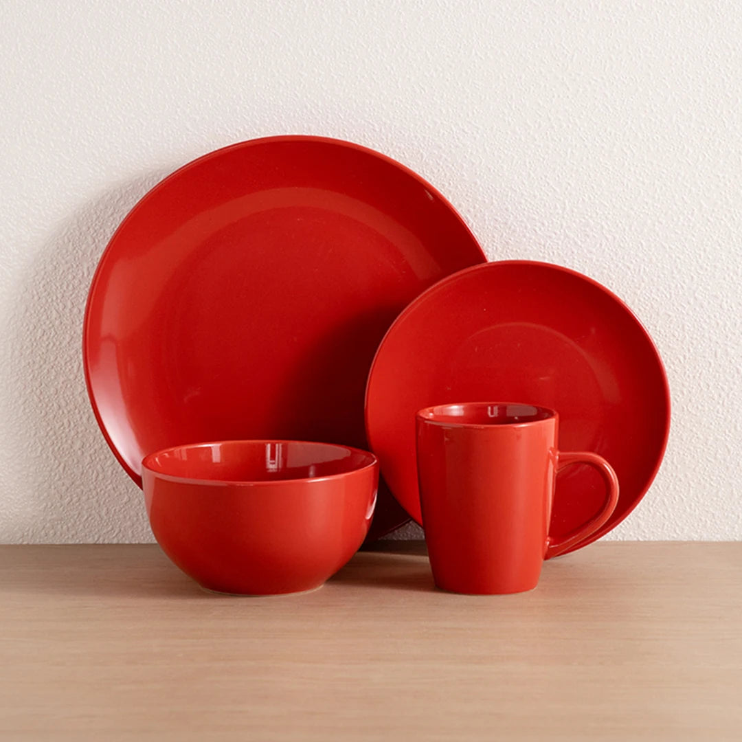 Custom Color Ceramic Dinnerware Set OEM ODM Full Tableware Gift Box Set Plates Bowls Mugs Factory Hotel Restaurant Customization