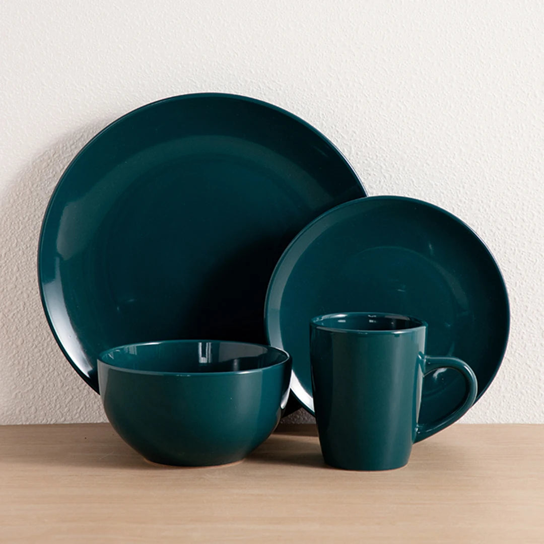 Custom Color Ceramic Dinnerware Set OEM ODM Full Tableware Gift Box Set Plates Bowls Mugs Factory Hotel Restaurant Customization