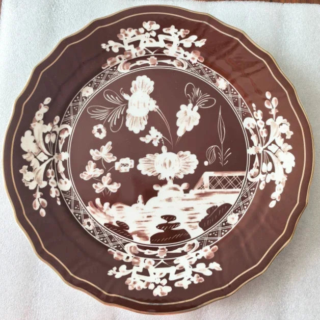 Bone China Dinner Plates Set Custom Pattern Luxury Wedding Hotel Tableware Free Design Customized Gift Ceramics Plates Wholesale