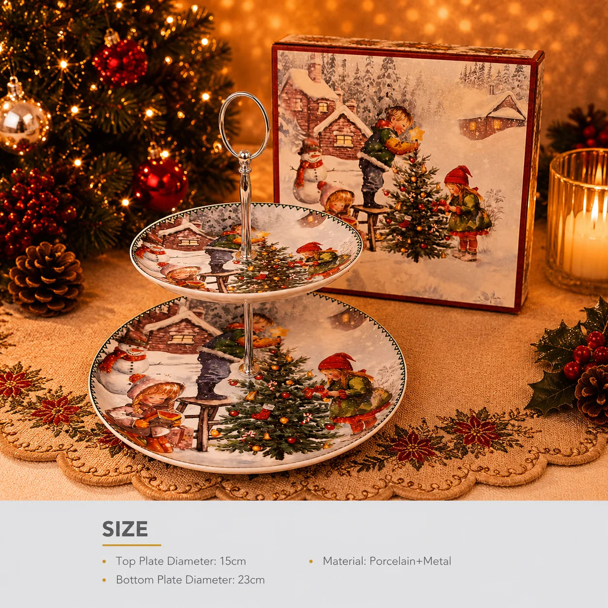 Factory Direct Ceramic Mug Snow Scene Painted Porcelain Ceramic Cup Christmas Birthday Gifts for Housewarming Food