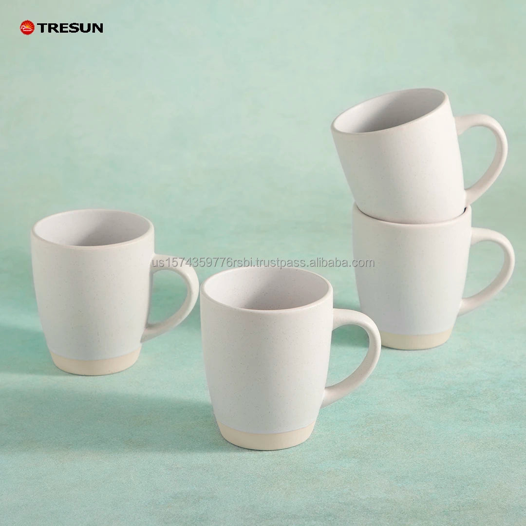 Wholesale Cheap Price TRESUN Brand Ceramic Stoneware 16-Piece Luxury White Galzed Dinnerware Set Dishwasher Safe for 4 Wedding