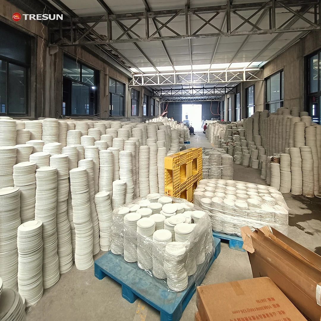 Factory Price Custom Logo Ceramic Plate Wholesale White Porcelain Dinner Plate OEM ODM Restaurant Hotel Tableware Bulk Orders
