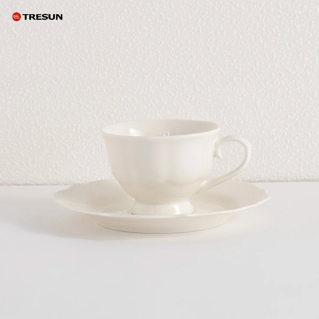 Customized Wholesale Irregular Shape Bone Porcelain Tableware Plain White Luxury Dining Plate Hospitality Plates with Bowl