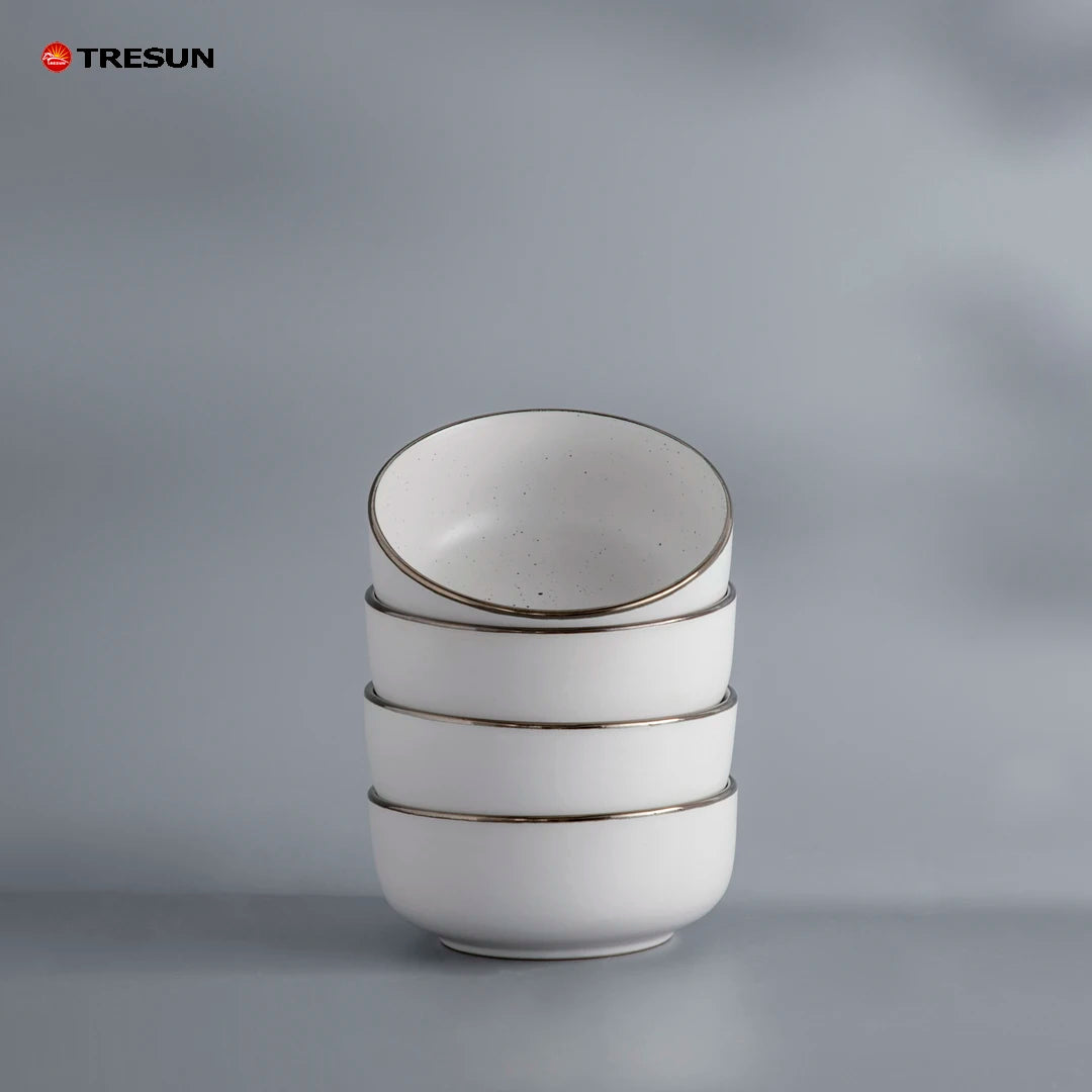 Luxury 16 pcs Ceramic Factory Directly Supply Restaurant Pind Catering Stoneware Ceramic Tableware Dinnerware Set