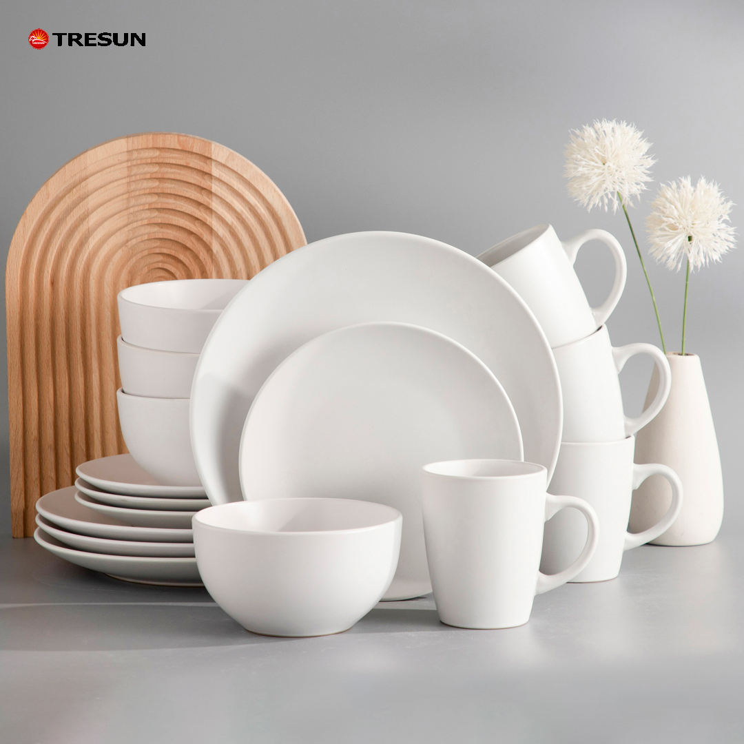Tresun®16-piece Stoneware Dinnerware Set, Service for 4