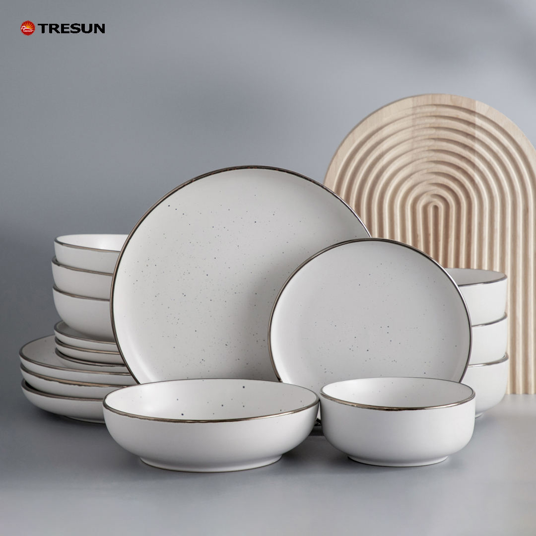 Elevate Every Meal with the Tresun® 16-Piece Dinnerware Set