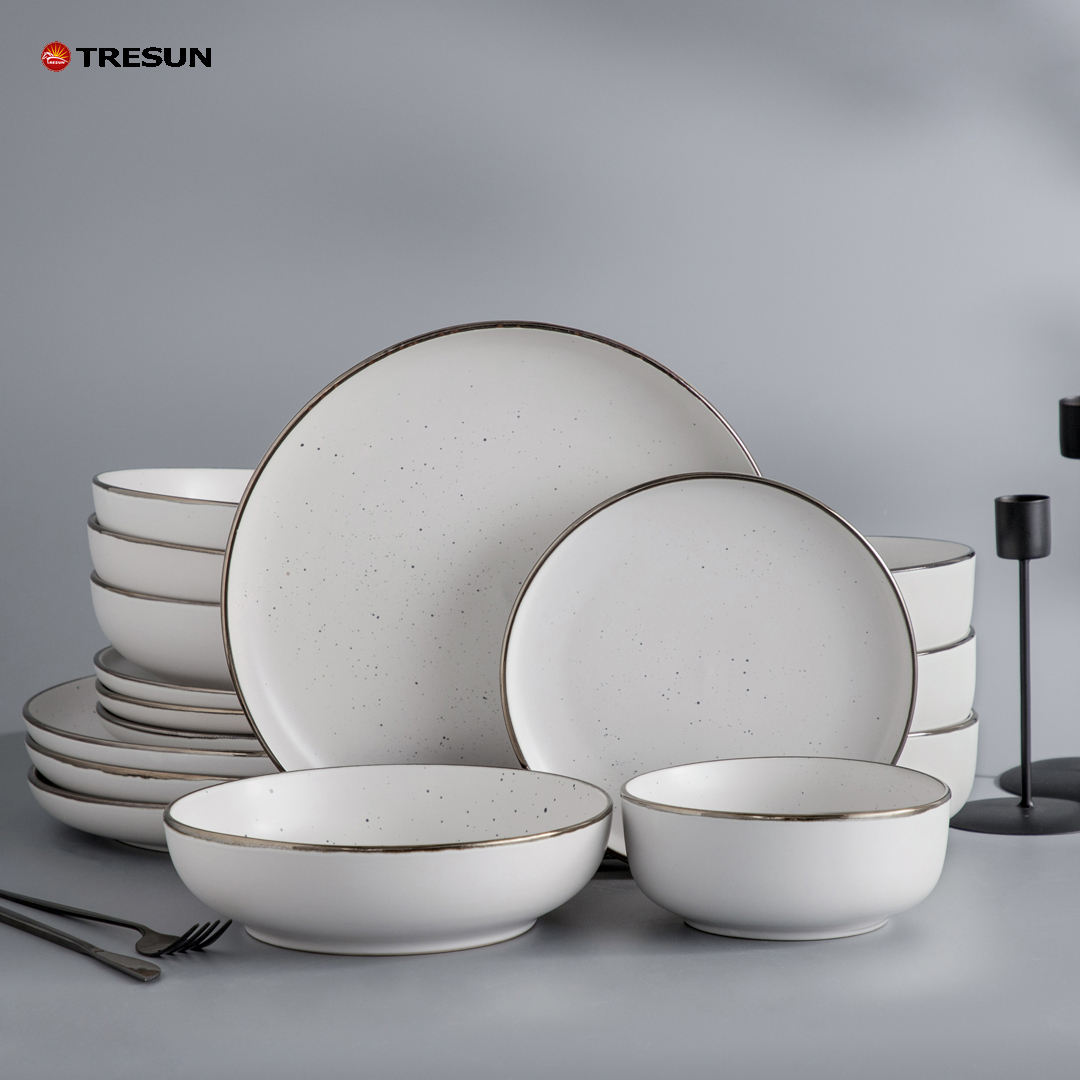 Elevate Every Meal with the Tresun® 16-Piece Dinnerware Set
