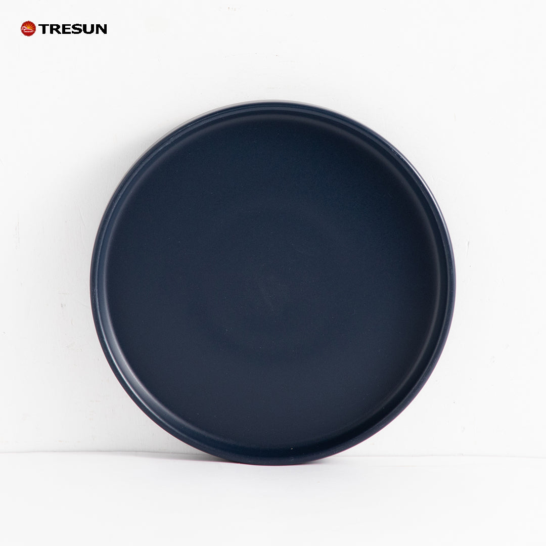 Tresun® 16-Piece Matte Blue Stoneware Dinnerware Set | Service for 4