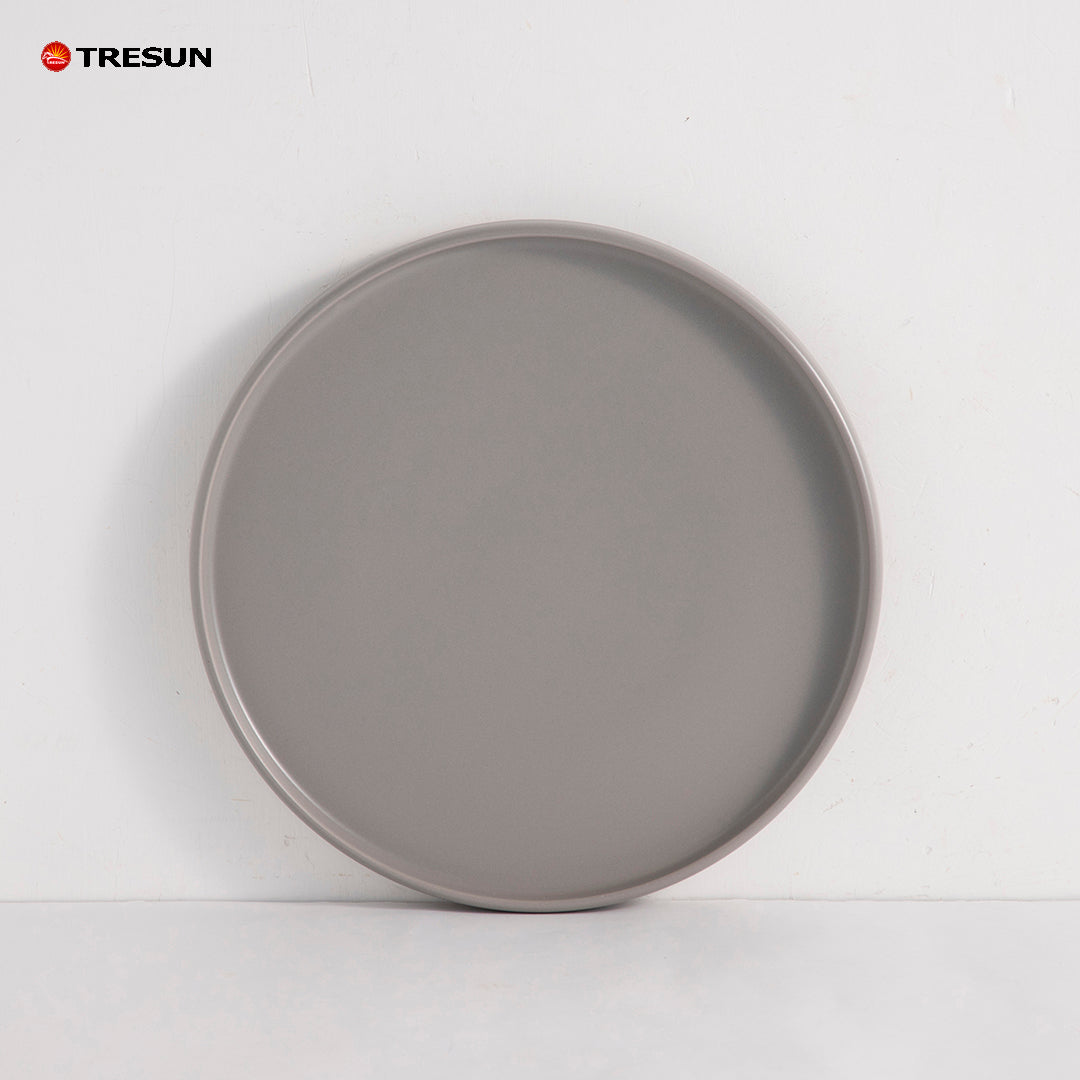 Tresun®16 Pcs Matte Grey Stoneware Dinnerware Set | Service for 4