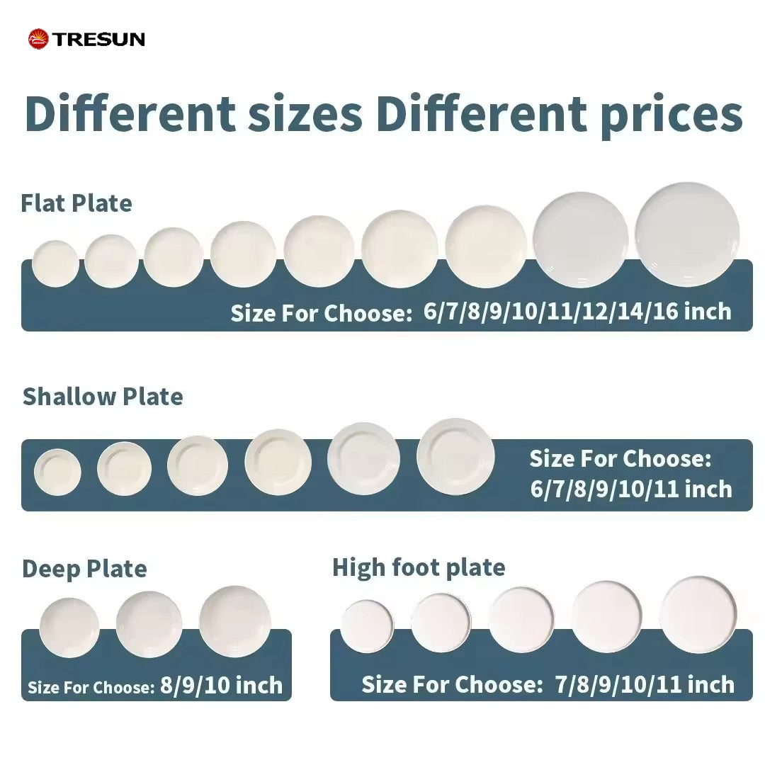 Ramadan Decorative Ceramic Plate Gift Set Custom Design Eid Mubarak Tableware Wholesale, Muslim Islamic Festival Dinner Plate