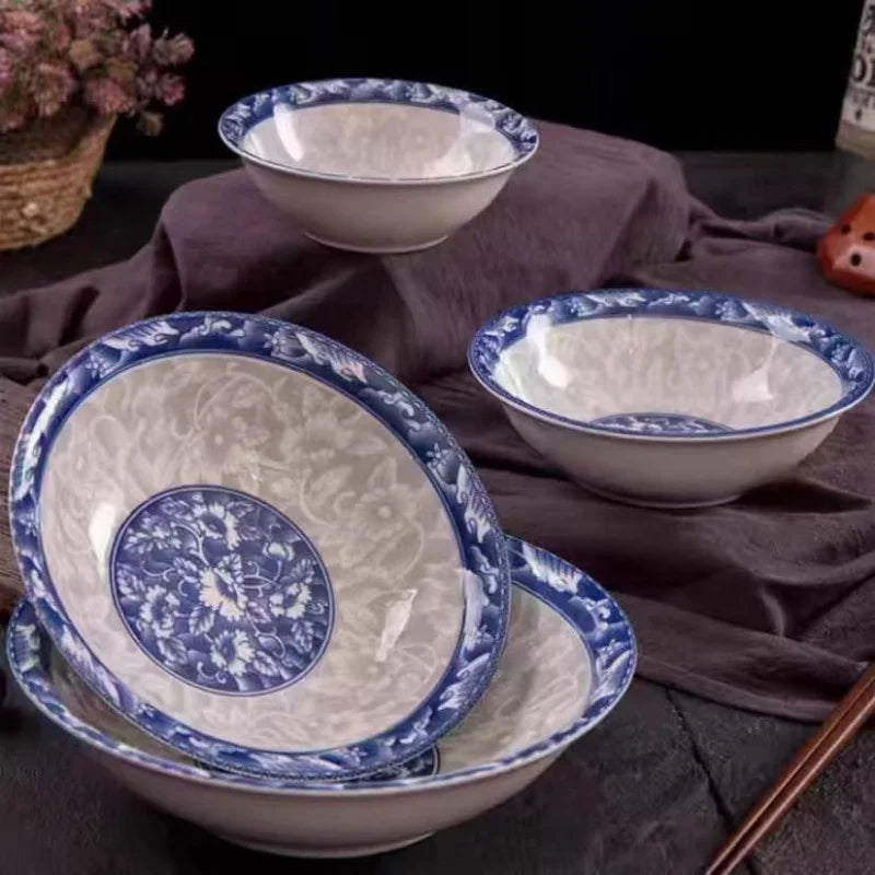 Wholesale 9-Inch Large Ceramic Soup Bowl for Hotels and Restaurants Elegant Dinnerware for Serving Soup