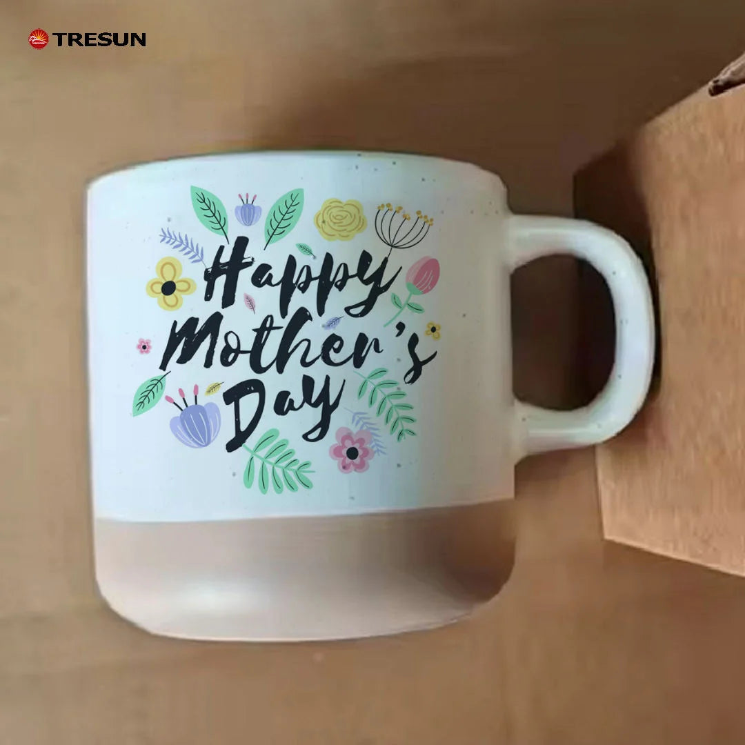 Stock Star Point Glaze Ceramic Mug Eco-Friendly Modern Design with Frosted Makeup Earth Bottom for Cafe Use Serving Coffee