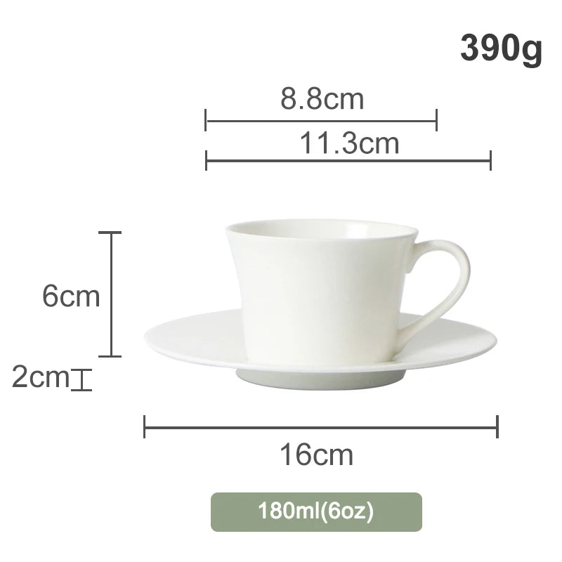 Customized Gold Plated Bone China Coffee Cup and Saucer OEM Logo Printing Personalized Promotional Gift Low MOQ 96