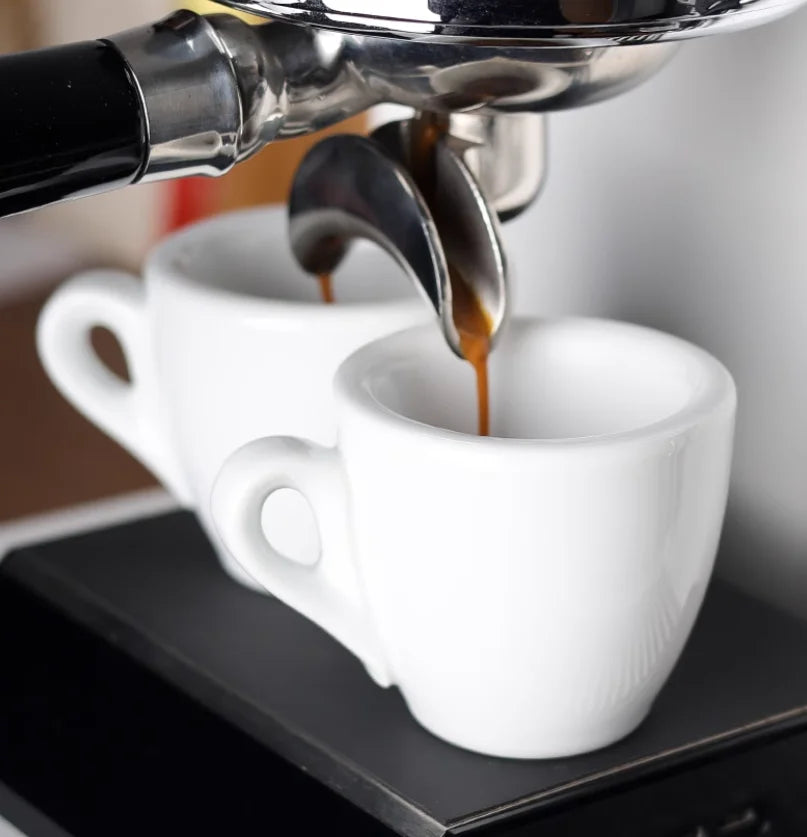 Factory Wholesale Prices White Italian Latte Espresso Cup Thickened 80ML Tresun Brand Eco-Friendly Dishwasher Safe Cups Saucers