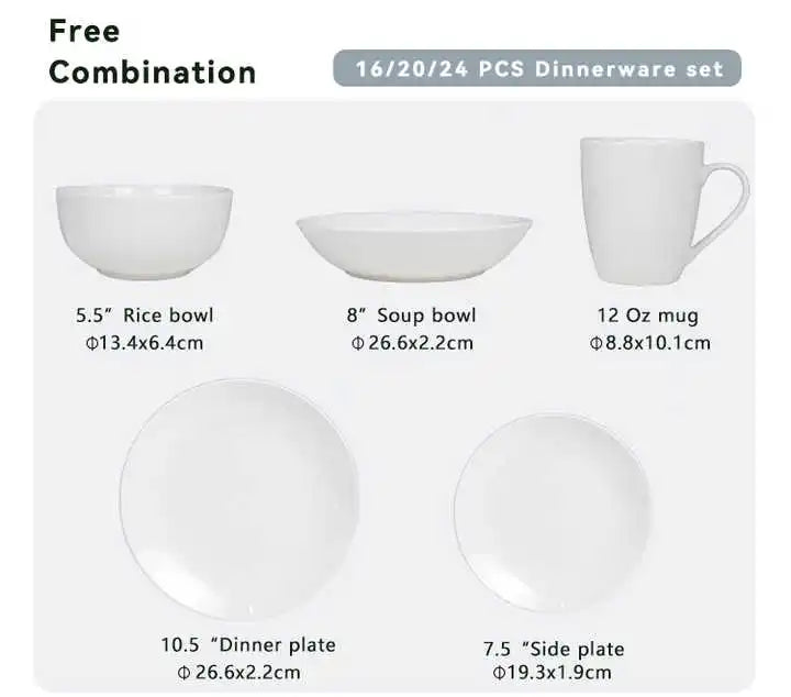 Factory Price Custom Logo Ceramic Plate Wholesale White Porcelain Dinner Plate OEM ODM Restaurant Hotel Tableware Bulk Orders