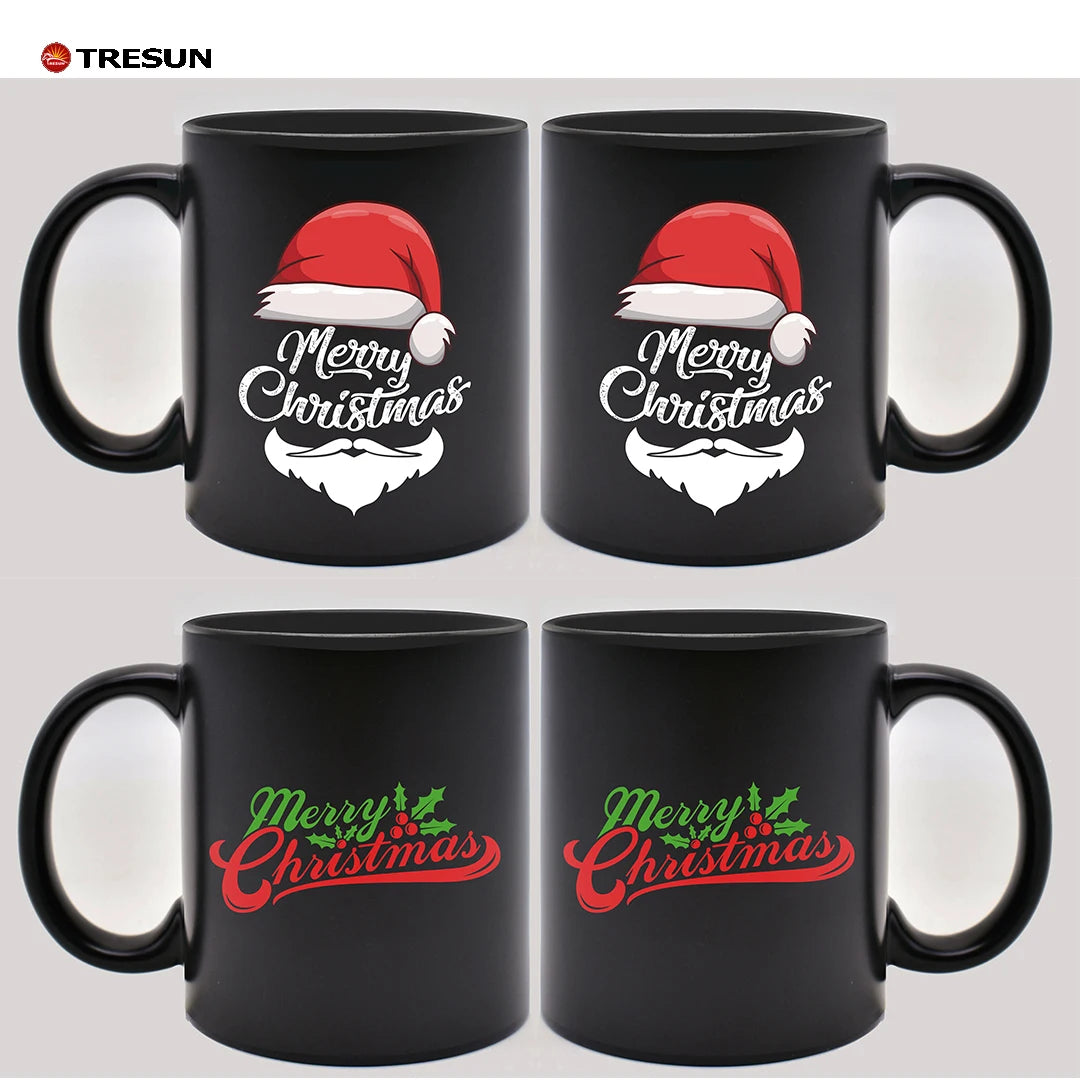 Custom Mugs Factory Price Colorful Christmas Mugs for Printing High Quality 11Oz White Sublimation Ceramic Coffee Mug