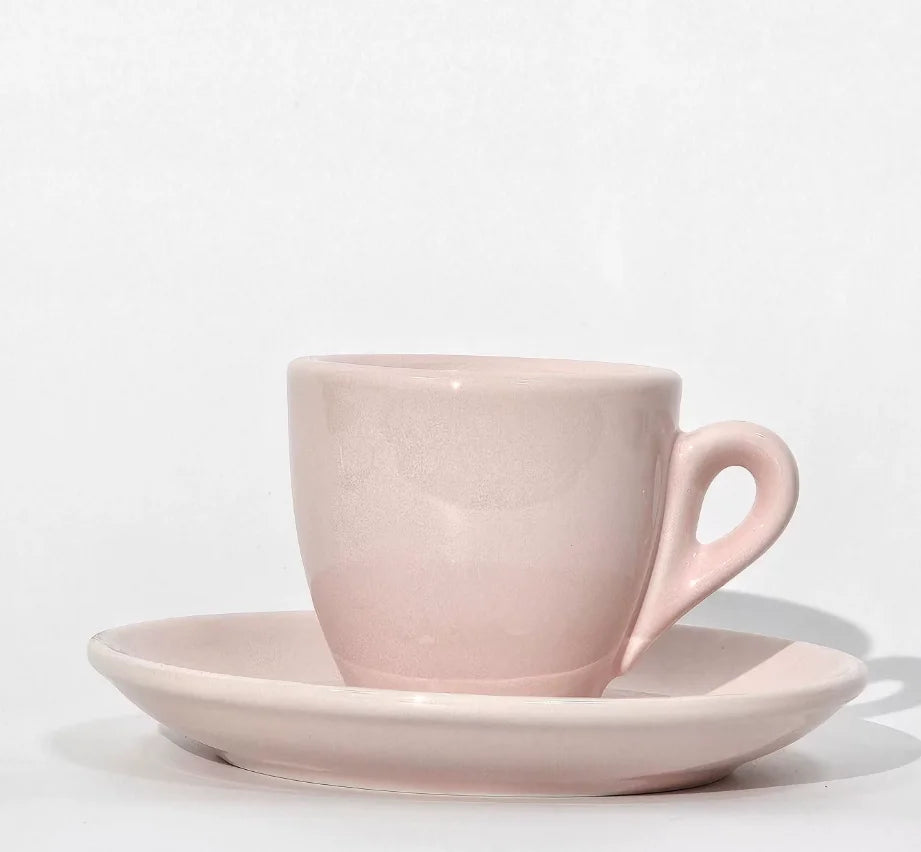 Factory Wholesale Prices White Italian Latte Espresso Cup Thickened 80ML Tresun Brand Eco-Friendly Dishwasher Safe Cups Saucers