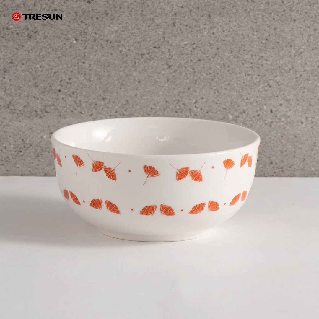 12 Pcs 16 Pcs Ceramic Plates Set Bowl Mug Full Collection Breakfast Ginkgo Leaf Design Porcelain Decal Dinner Dinnerware Set