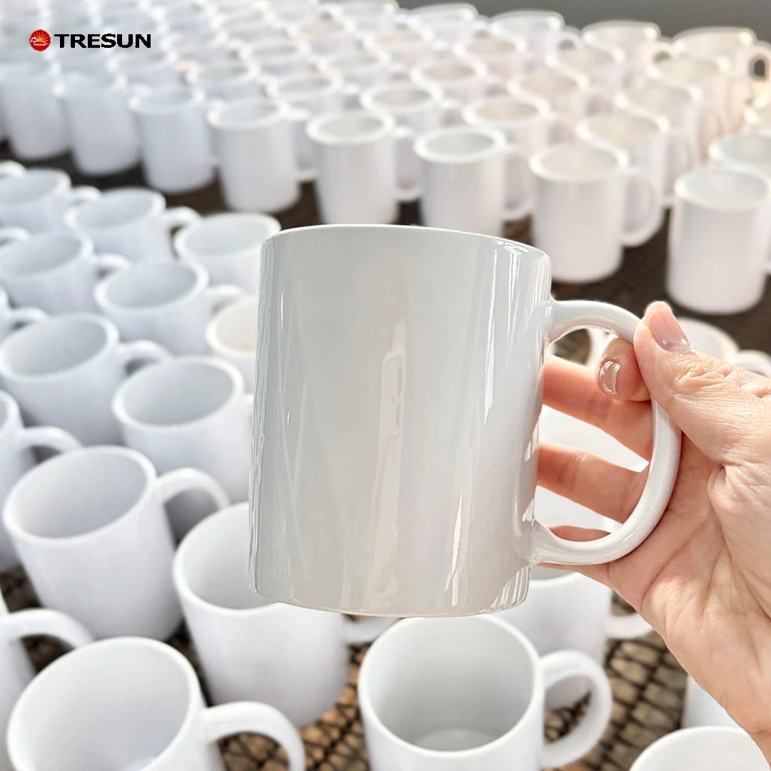 Customized Ceramic White Coffee Printed Mug Gift Creative Box Logo Surprise Item Personalize Christmas Mugs Dishwasher Microwave