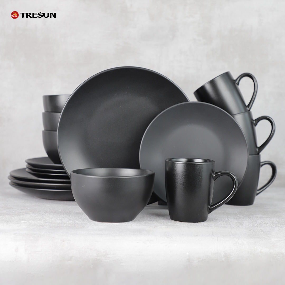 Tresun® 16-Piece Stoneware Dinnerware Set | Service for 4