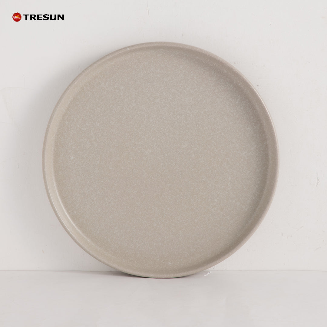 Tresun®16 Pieces Matte Beige Stoneware dinnerware set | Service for 4