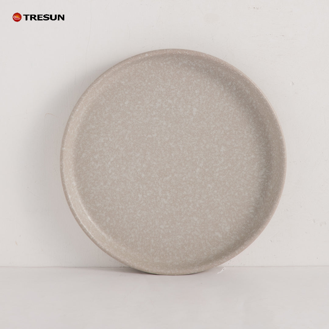 Tresun®16 Pieces Matte Beige Stoneware dinnerware set | Service for 4