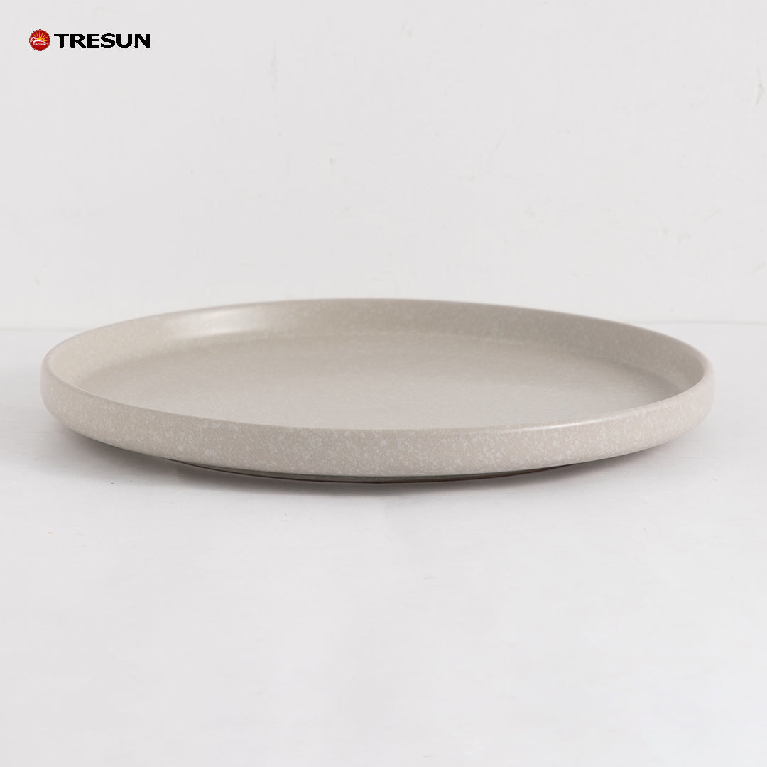 Tresun®16 Pieces Matte Beige Stoneware dinnerware set | Service for 4
