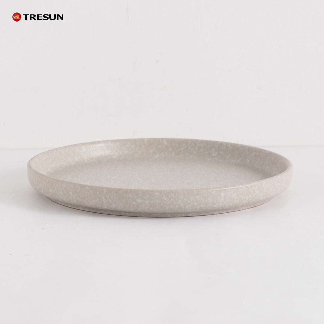 Tresun®16 Pieces Matte Beige Stoneware dinnerware set | Service for 4