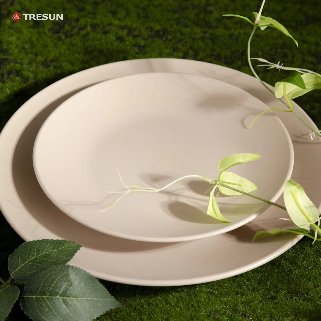 Tresun® 16-Piece Beige Stoneware Dinnerware Set | Service for 4