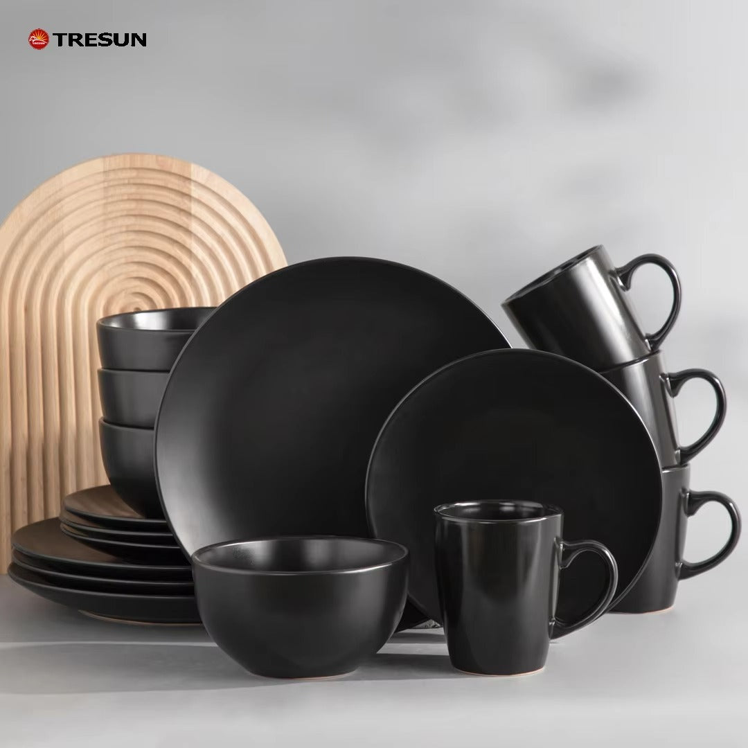 Tresun® 16-Piece Stoneware Dinnerware Set | Service for 4
